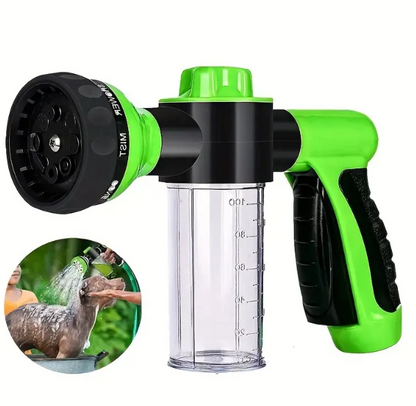 High-Pressure Pet Shower Sprayer Dog Shower Brush And Pet Grooming Comb For Watering Flowers, Car Washing, Pet Bathing