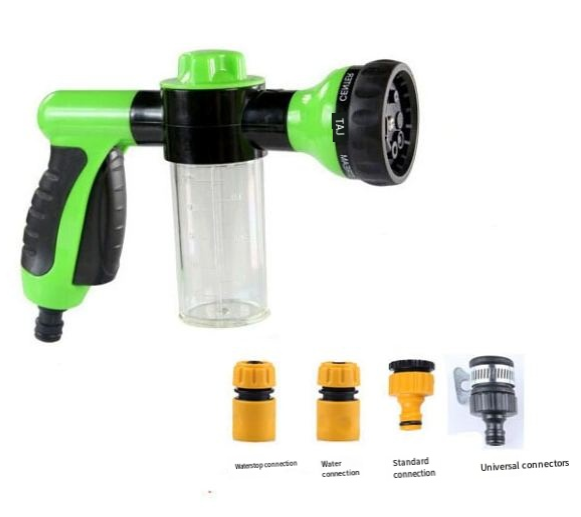 High-Pressure Pet Shower Sprayer Dog Shower Brush And Pet Grooming Comb For Watering Flowers, Car Washing, Pet Bathing