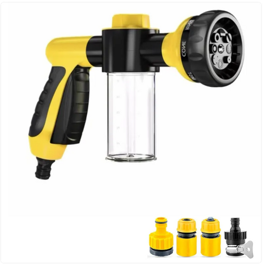 High-Pressure Pet Shower Sprayer Dog Shower Brush And Pet Grooming Comb For Watering Flowers, Car Washing, Pet Bathing